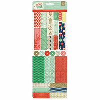 BasicGrey - 25th and Pine Collection - Christmas - Vellum Tape Stickers