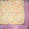 BasicGrey - Plumeria Collection - 12 x 12 Double Sided Paper - Moonstone