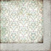 BasicGrey - Plumeria Collection - 12 x 12 Double Sided Paper - Silver Springs