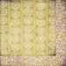 BasicGrey - Plumeria Collection - 12 x 12 Double Sided Paper - Yellow Wallpaper