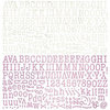 BasicGrey - Plumeria Collection - 12 x 12 Alphabet Stickers