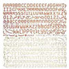 BasicGrey - Letter Stickers - Recess - Nanoset, CLEARANCE
