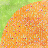 BasicGrey - Sugar Rush Collection - 12 x 12 Double Sided Paper - Orange Slices, CLEARANCE