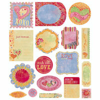 BasicGrey - Sugar Rush Collection - Die Cut Cardstock Pieces, CLEARANCE