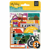 BasicGrey - Second City Collection - Die Cut Cardstock and Transparency Pieces