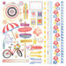 BasicGrey - Soleil Collection - 12 x 12 Element Stickers - Shapes