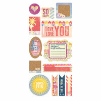 BasicGrey - Soleil Collection - Cardstock Stickers - Titles