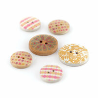 BasicGrey - Soleil Collection - Wooden Buttons
