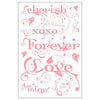 BasicGrey - Two Scoops Collection - Clear Stamp Set - Sweet Sentiments, CLEARANCE