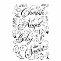 BasicGrey - Sugared Collection - Clear Stamp - Too Sweet , CLEARANCE