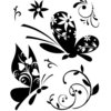 BasicGrey - Granola Collection - Clear Acrylic Stamps - Bitsy Butterfly