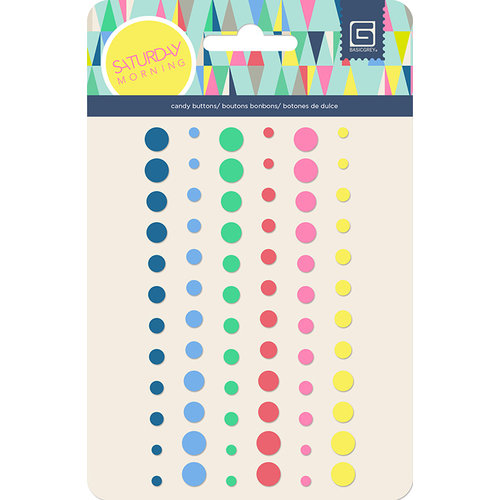 BasicGrey - Saturday Morning Collection - Candy Buttons
