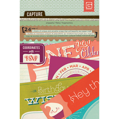 BasicGrey - Capture Collection - Journaling Cards - Snippets - RSVP