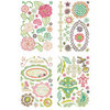 BasicGrey - Sweet Threads Collection - Adhesive Chipboard - Shapes