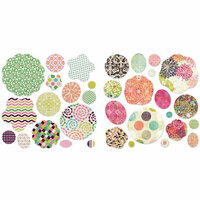 BasicGrey - Sweet Threads Collection - Petals - Die Cut Cardstock and Canvas Pieces