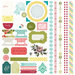 BasicGrey - Tea Garden Collection - 12 x 12 Cardstock Stickers - Elements
