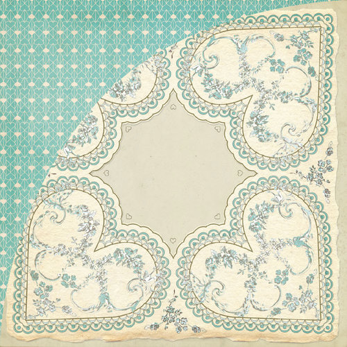 BasicGrey - True Love Collection - 12 x 12 Double Sided Paper - Vintage Love