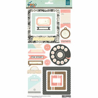 BasicGrey - Typeset Collection - Cardstock Stickers - Elements