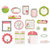 BasicGrey - Olivia Collection - Die Cut Cardstock Pieces, CLEARANCE