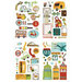 BasicGrey - Wander Collection - Adhesive Chipboard - Shapes, CLEARANCE