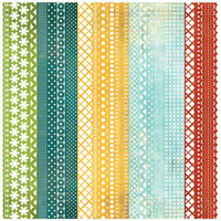 BasicGrey - Wander Collection - Doilies - 12 x 12 Die Cut Paper - Runway, CLEARANCE
