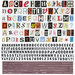 BasicGrey - Whats Up Collection - 12 x 12 Alphabet Stickers