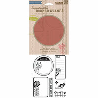 Hero Arts - BasicGrey - Picadilly Collection - Clings - Repositionable Rubber Stamps - Sunflower