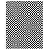 Hero Arts - BasicGrey - Clippings Collection - Repositionable Rubber Stamps - Square Pattern