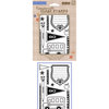 Hero Arts - BasicGrey - Oxford Collection - Poly Clear - Clear Acrylic Stamps - Brilliant