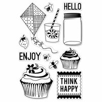 Hero Arts - BasicGrey - PBandJ Collection - Poly Clear - Clear Acrylic Stamps - Picnic
