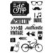Hero Arts - BasicGrey - Hipster Collection - Poly Clear - Clear Acrylic Stamps - You are Hip