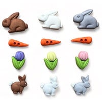 Buttons Galore and More - Embellishments - Button Theme Packs - Bunny Fun