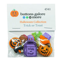 Buttons Galore and More - Flatbackz Collection - Halloween - Embellishments - Trick or Treat