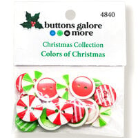 Buttons Galore and More - Christmas - Embellishments - Button Theme Packs - Colors of Christmas