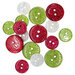 Buttons Galore and More - Embellishments - Button Theme Packs - Christmas - Santa's Sparkle