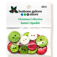 Buttons Galore and More - Embellishments - Button Theme Packs - Christmas - Santa's Sparkle