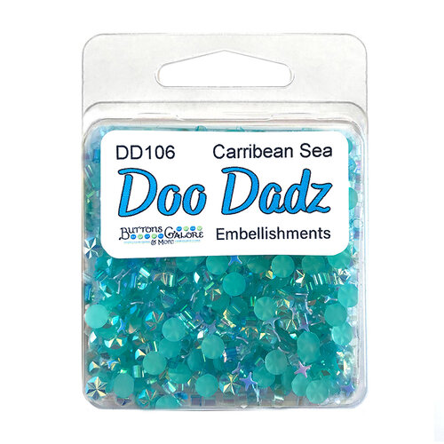 Buttons Galore and More - Doo Dads Collection - Embellishments - Caribbean Sea