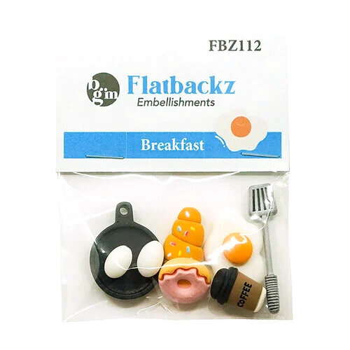 Buttons Galore and More - Flatbackz Collection - Embellishments - Breakfast