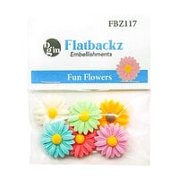 Buttons Galore and More - Flatbackz Collection - Embellishments - Fun Flowers