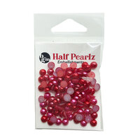 Buttons Galore and More - Half Pearlz Collection - Embellishments - Rose
