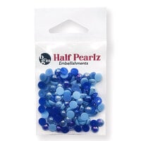 Buttons Galore and More - Half Pearlz Collection - Embellishments - Coastal