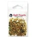 Buttons Galore and More - Half Pearlz Collection - Embellishments - Golden Nugget