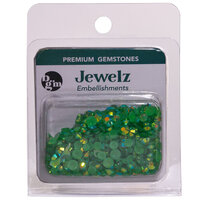 Buttons Galore and More - Jewelz Collection - Jewel Embellishments - Emerald Aurora Borealis