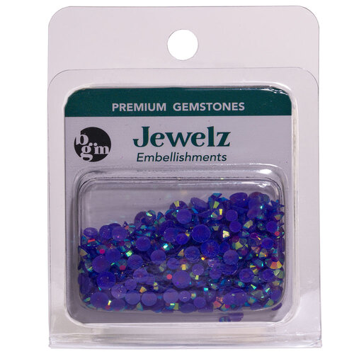 Buttons Galore and More - Jewelz Collection - Jewel Embellishments - Amethyst Aurora Borealis