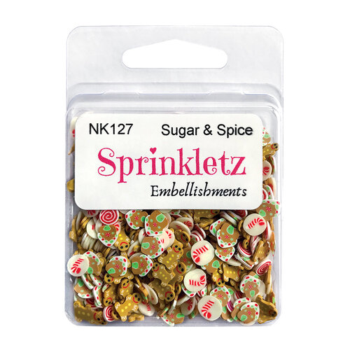 Buttons Galore and More - Sprinkletz Collection - Embellishments - Sugar and Spice