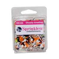 Buttons Galore and More - Sprinkletz Collection - Halloween - Embellishments - Ghostly Greeting