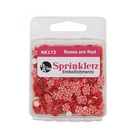 Buttons Galore and More - Sprinkletz Collection - Embellishments - Roses are Red