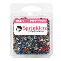 Buttons Galore and More - Sprinkletz Collection - Embellishments - Super Heroes