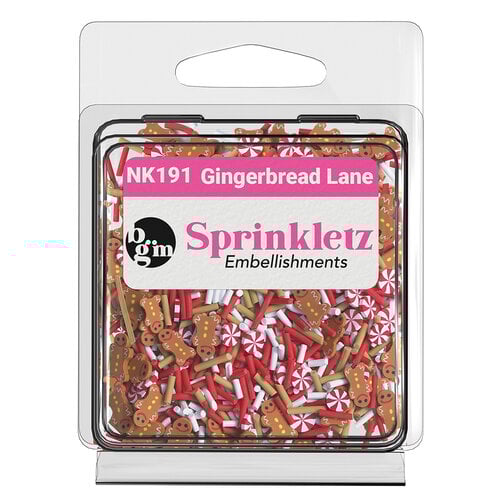 Buttons Galore and More - Sprinkletz Collection - Embellishments - Christmas - Gingerbread Lane