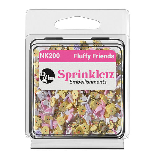 Buttons Galore and More - Sprinkletz Collection - Embellishments - Fluffy Friends